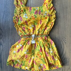 Peek Yellow Green Floral‎ Jumpsuit